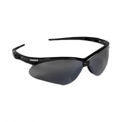 Jackson Safety V30 Nemesis Safety Eyewear, Smoke Mirror Lens, Anti-Scratch, Black Frame, Nylon 412-25688