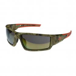 Radians Crossfire Cumulus Premium Safety Glasses with Camo Frame and Gold Mirror Lens 411432