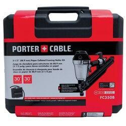 Porter Cable 3-1/2in Clipped Head Paper Tape Framing Nailer FC350B 