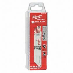 Milwaukee 6in 14 TPI Thin Kerf Sawzall Blades 50/Pack 48-01-6182
