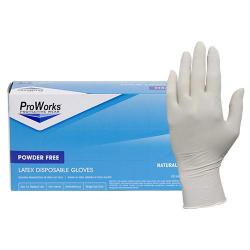 Adenna Powder-Free M Latex Gloves Natural - Medium 1000/Carton GL-L105FM