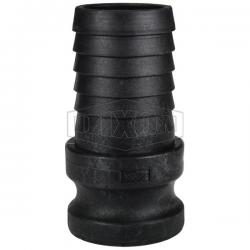Dixon 1-1/2in Male Cam and Groove Fitting x Barb Plastic PPE150