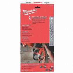 Milwaukee 18 TPI Compact Portable Band Saw Blade 35-3/8in x 1/2in x 0.20in 3/Pack 48-39-0529