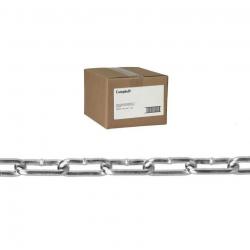 Campbell 2/0 Straight Link Coil Chain Zinc Plated 100ft/Box 0332024