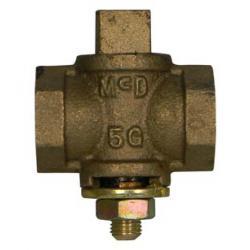 Mcdonald 10596 3/4in Flat/Tee Head Gas Stop Plug Valve 4215-193