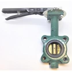 Stockham 2in Ductile Iron Lug Style Butterfly Valve with Bronze Disc and EPDM Seats LD-712BS3E  DNR