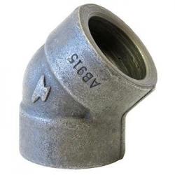 1/4in 3000lb Forged Steel Socket Weld 45 Elbow