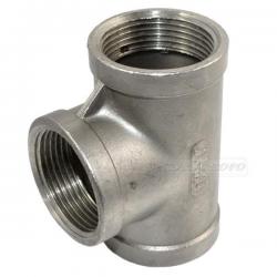 3/8in 316 SS Tee Threaded - Stainless Steel M606-06