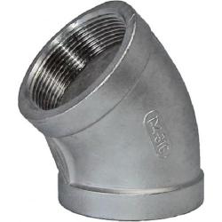 1/4in 316 SS 45 Elbow Threaded - Stainless Steel M602-04