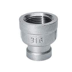 1/2in x 3/8in 316 SS Reducing Coupling Threaded - Stainless Steel M612-0806
