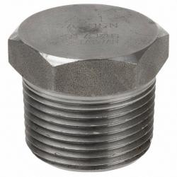 1/8in 316 SS Hex Head Plug - Stainless Steel 617BH-02