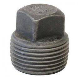 3/4in Forged Steel Threaded Square Head Pipe Plug