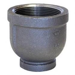 1/2in x 1/4in Black 150lb Threaded Reducing Coupling