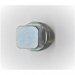 1/4in Zinc Plated Square Head Pipe Plug 