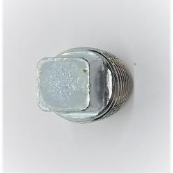 3/8in Zinc Plated Square Head Pipe Plug 
