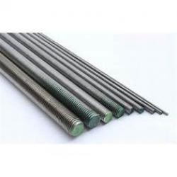 1-1/8in x 3ft Zinc Plated Low Carbon All Thread Rod UNC 37476