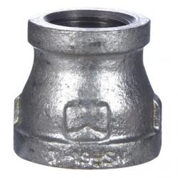1/2in x 1/4in Galvanized 150lb Threaded Reducing Coupling
