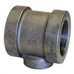 2-1/2in x 1-1/2in x 2in Black 150lb Threaded Reducing Tee NW
