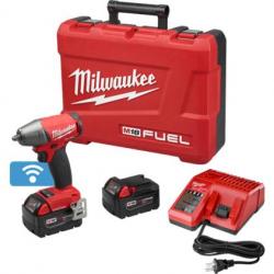 Milwaukee M18 Fuel 3/8in Compact Impact Wrench with Friction Ring with One Key Kit 2758-22