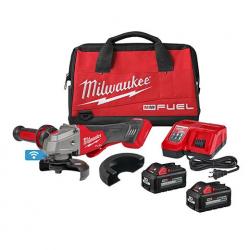 Milwuakee M18 Fuel 4-1/2in - 5in Braking Grinder with One-Key, Paddle Switch No Lock 2882-22