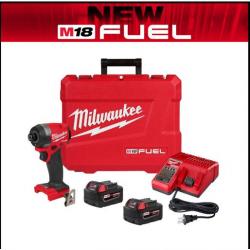 Milwaukee M18 Fuel 1/4in Hex Impact Driver Kit 2953-22