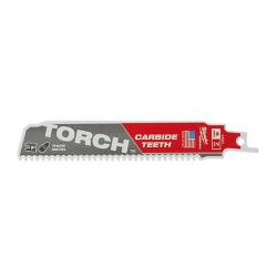 Milwaukee Sawzall Torch 7 TPI 6in Carbide Blades 1ea/Pack 48-00-5201