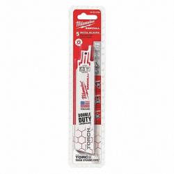 Milwaukee  6in 18 TPI The Torch Sawzall Blades 5/Pack 48-00-5784
