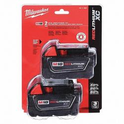 Milwaukee M18 Red Lithium Battery XC 3ah 2/Pack 48-11-1822