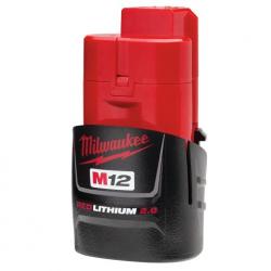 Milwaukee M12 Red Lithium CP 2ah Battery 48-11-2420