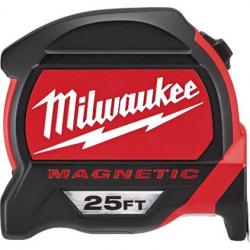 Milwaukee 25ft Compact Wide Blade Magnetic Tape Measure 48-22-0325