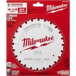 Milwaukee 6-1/2in 24T Framing Blade 5/Pack 48-40-0620
