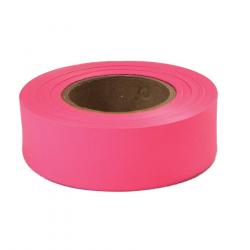 Milwaukee 1in x 200ft Pink Fluorescent Flagging Tape 77-003