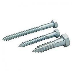 3/8in-7 x 4in Hex Head Lag Screw 18-8 SS - Stainless Steel