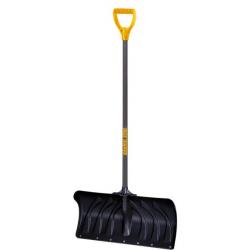 True Temper 24in D-Grip Snow Pusher Shovel Plastic 6/Box 1603500 