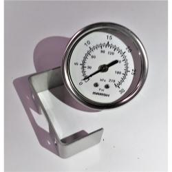 Marsh 0 - 30psi 2-1/2in Liquid Filled Gauge with 1/4in U-Clamp Stainless Steel Case and Stainless Steel Internals J7442