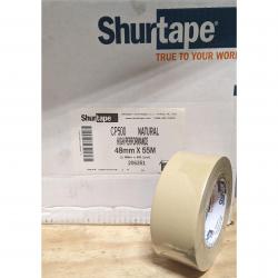 ShurTape CP 500 2in 48mm x 55m High Performance Masking Tape 24/Box 206251