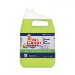 P&G Mr. Clean Finished Floor Cleaner, Lemon Scent, 1 gal Bottle, 3/Carton - Sold by the Case PGC02621CT