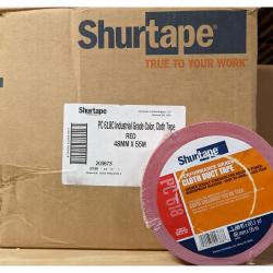 Shurtape PC 618 2in 48mm x 55m 60yds Performance Grade Duct Tape Red 24/Box 203673