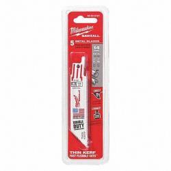 Milwaukee 4in 14 TPI Thin Kerf Sawzall Blades 5/Pack 48-00-5181