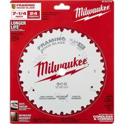 Milwaukee 7-1/4in 24 Carbide Teeth Circular Saw Blade 48-40-0720