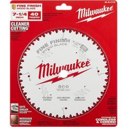 Milwaukee 7-1/4in 40 Carbide Teeth Circular Saw Blade 48-40-0726