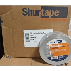 Shurtape PC 622 2in 48mm x 55m 60yds Premium Grade Duct Tape Grey 24/Box 183845