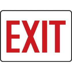 Brady 22490 10in x 14in Exit Sign  