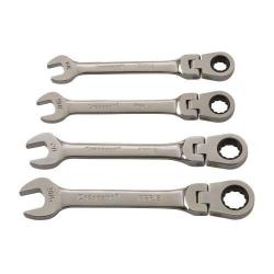 Crescent FRP4 Ratchet Combo Wrench Set SAE 3/8in - 9/16in 9703