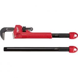 Milwaukee Cheater Steel Adaptable Pipe Wrench 48-22-7314
