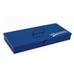 J.H. Williams 18in Blue Metal Socket Set Tool Box JHWTB103