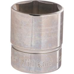 J.H. Williams 1/4in Shallow Socket 6-Point 3/8in Drive JHWB-608