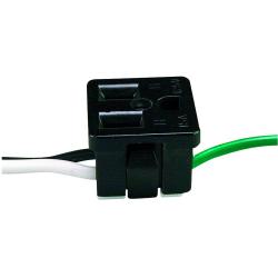 Pass and Seymour 15a Snap In Receptacle 3-Wire Grounding Outlet with 6in Leads #14awg 125v 13741 Snap in Nema 5-15 Receptacle