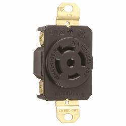 Pass and Seymour L2120R 20a Turnlok Single Receptacle 5-Wire 3-Phase 120v/208v L2120-R