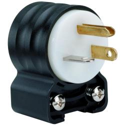 Pass and Seymour PS5366SSAN 20a Straight Blade Angled Plug 2-Pole 3-Wire Extra Hard Use 125v PS5366-SSAN